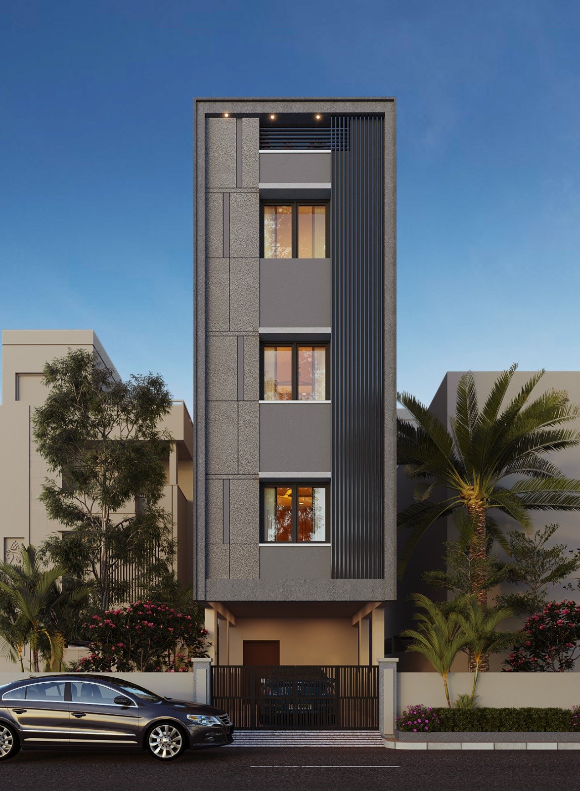 RK Construction residential building project at Erukanchery, Chennai